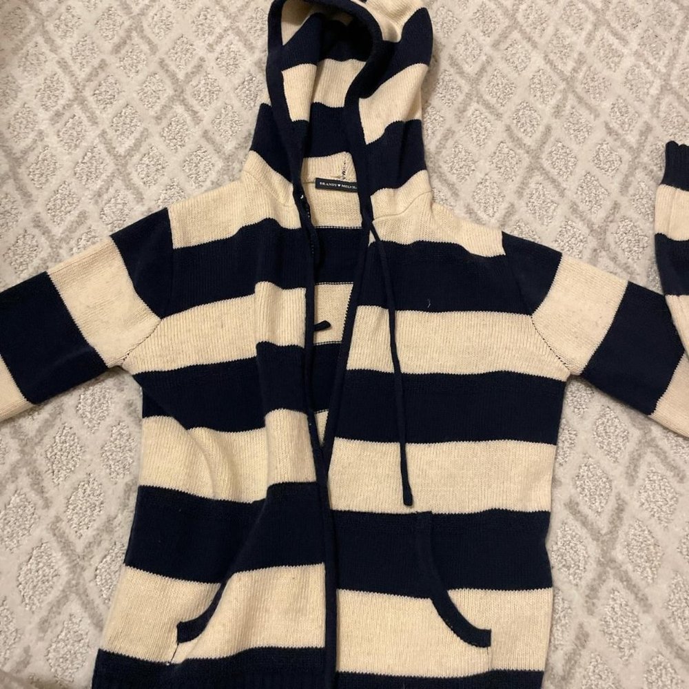 Brandy Melville Cropped Cardigan Navy